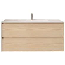 Laulea 1200mm Wall Hung Single Vanity with Ceramic Countertop